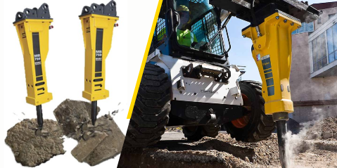 Atlas Copco Hydraulic Breakers for Skidsteers, Excavators, Backhoes & Mini-Excavators Able Tool and Equipment